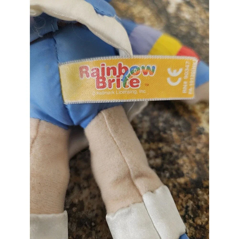 Vintage 1983 Rainbow Brite Dolls Lot of 2 - Original Mattel Hallmark- Bendy